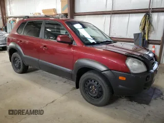 2007 Hyundai Tucson GL with VIN KM8JM72D47U552570, listed as a Copart auction lot 78633594 with 238,375 mi miles and Clean Title. Bid and sale history available at carsss.com. Image 4.