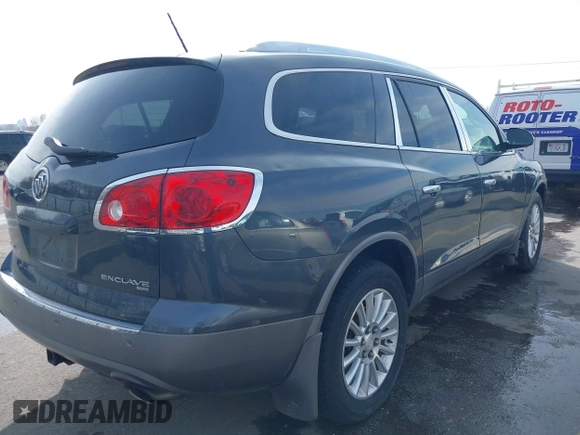 2012 Buick Enclave Leather with VIN 5GAKVCED9CJ292951, listed as a IAAI auction lot 41630559 with 137,859 mi miles. Bid and sale history available at carsss.com. Image 4.