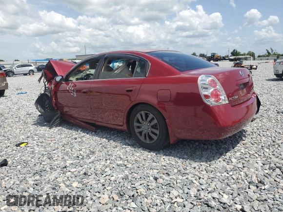 2006 Nissan Altima S with VIN 1N4AL11D06C232372, listed as a Copart auction lot 62795475 with Not provided miles and Salvage title. Bid and sale history available at DreamBid. Image 2.