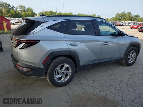 2023 Hyundai Tucson SEL z VIN KM8JBCAE6PU264297, wystawiony jako Copart lot #63981404 z przebiegiem 12 077 mil mil oraz Szkoda całkowita • Salvage title. Historia ofert i sprzedaży dostępna na DreamBid. Obrazek 3.