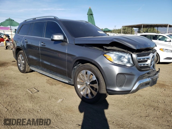 2018 Mercedes-Benz GLS with VIN 4JGDF6EE6JB170288, listed as a Copart auction lot 76016703 with 66,005 mi miles. Bid and sale history available at carsss.com. Image 4.