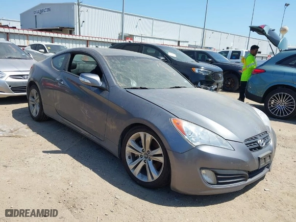 2012 Hyundai Genesis Coupe 3.8 Grand Touring with VIN KMHHU6KH5CU065612, listed as a IAAI auction lot 42021893 with 1 mi miles. Bid and sale history available at carsss.com. Image 1.