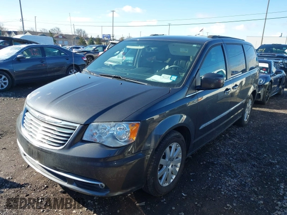 2016 Chrysler Town & Country Touring with VIN 2C4RC1BG5GR207496, listed as a IAAI auction lot 41908883 with 68,910 mi miles. Bid and sale history available at carsss.com. Image 17.