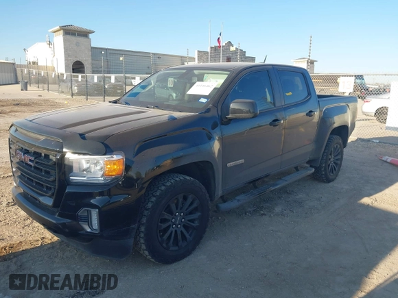 2021 GMC Canyon 2WD Elevation with VIN 1GTG5CEN6M1258058, listed as a IAAI auction lot 41146462 with 147,277 mi miles. Bid and sale history available at carsss.com. Image 18.