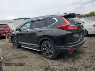 2017 Honda CR-V Touring with VIN 2HKRW2H9XHH113831, listed as a Copart auction lot 53442615 with 150,460 mi miles and Salvage Title. Bid and sale history available at DreamBid. Image 2.