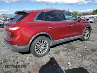 2017 Lincoln MKX Select with VIN 2LMPJ6KP5HBL15010, listed as a Copart auction lot 87696665 with 129,295 mi miles and Salvage Title. Bid and sale history available at carsss.com. Image 3.