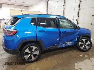 2019 Jeep Compass Latitude with VIN 3C4NJDBBXKT792396, listed as a Copart auction lot 53623435 with 84,473 mi miles and Salvage title. Bid and sale history available at DreamBid. Image 3.