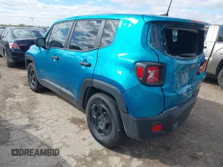 2021 Jeep Renegade Sport with VIN ZACNJCABXMPM46996, listed as a IAAI auction lot 41285728 with 34,266 mi miles and . Bid and sale history available at DreamBid. Image 3.