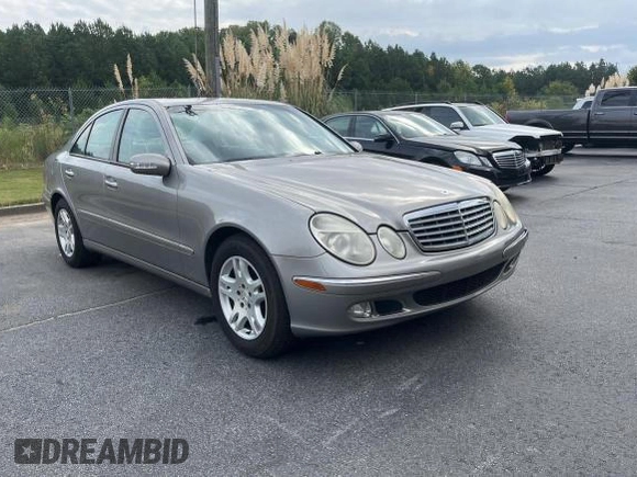 2003 Mercedes-Benz E-Class 3.2L with VIN WDBUF65J53A291922, listed as a Copart auction lot 73341014 with 272,660 mi miles and Clean Title. Bid and sale history available at carsss.com. Image 1.