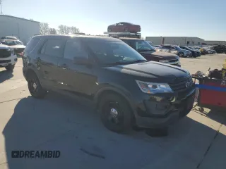 2016 Ford Utility Police Interceptor with VIN 1FM5K8AT3GGC36758, listed as a Copart auction lot 88991505 with 89,192 mi miles and Clean Title. Bid and sale history available at carsss.com. Image 4.