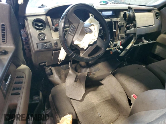 2010 Ford F-150 XL with VIN 1FTEX1E83AFA07593, listed as a Copart auction lot 51984025 with 210,405 mi miles and Salvage Title. Bid and sale history available at carsss.com. Image 8.