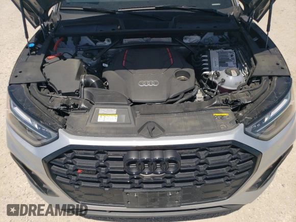 2023 Audi SQ5 Premium Plus with VIN WA1B4AFY0P2143894, listed as a Copart auction lot 59869514 with 10,606 mi miles and Salvage Title. Bid and sale history available at carsss.com. Image 12.
