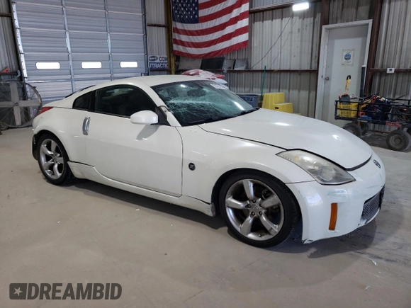 2007 Nissan 350Z Touring with VIN JN1BZ34D17M505435, listed as a Copart auction lot 52985465 with 77,382 mi miles and Salvage Title. Bid and sale history available at carsss.com. Image 4.