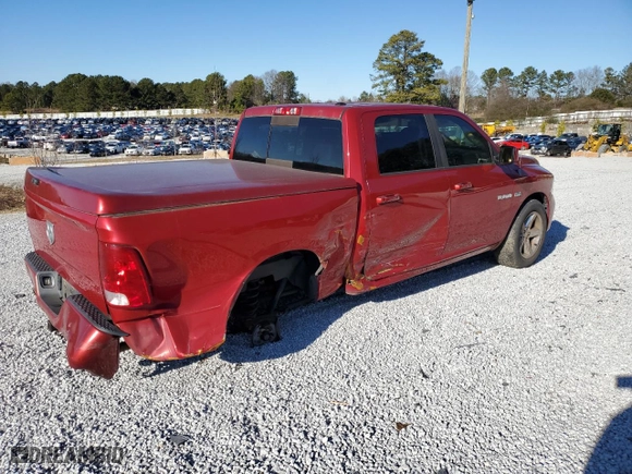 2010 Dodge Ram 1500 SLT with VIN 1D7RB1CT7AS234080, listed as a Copart auction lot 87188914 with 178,459 mi miles and Salvage Title. Bid and sale history available at carsss.com. Image 3.