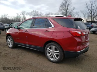 2018 Chevrolet Equinox Premier with VIN 2GNAXWEX7J6159929, listed as a Copart auction lot 88025815 with 40,848 mi miles and Non Repairable. Bid and sale history available at carsss.com. Image 2.