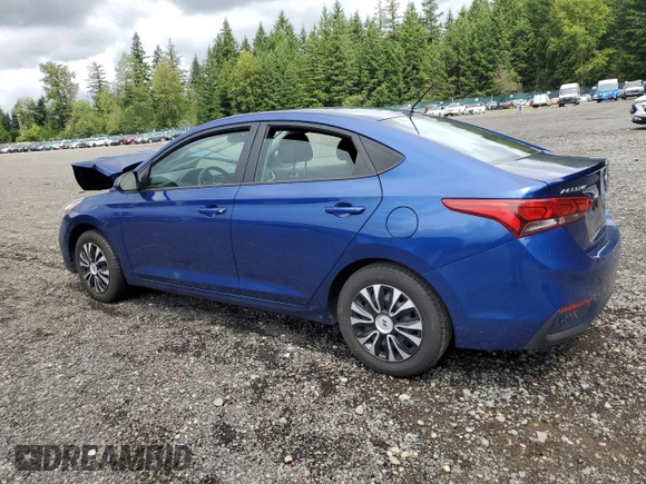 2021 Hyundai Accent SE with VIN 3KPC24A6XME149272, listed as a Copart auction lot 62878945 with 81,995 mi miles and Salvage title. Bid and sale history available at DreamBid. Image 2.