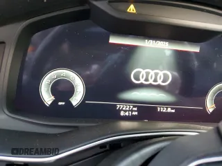 2021 Audi A6 Premium Plus with VIN WAUL2AF22MN058042, listed as a Copart auction lot 43422035 with 77,227 mi miles and Salvage Title. Bid and sale history available at carsss.com. Image 9.