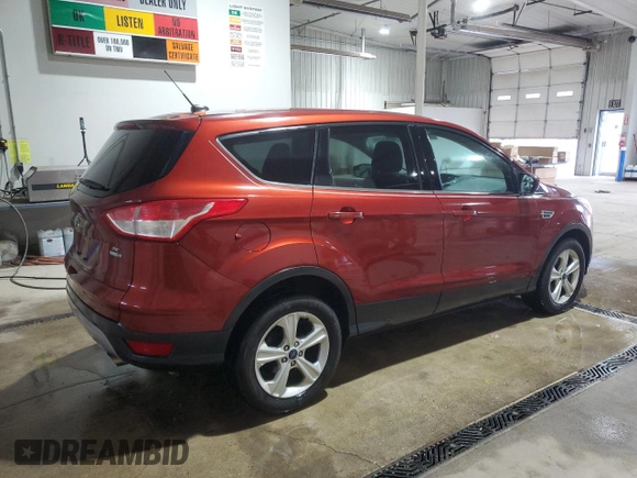 2016 Ford Escape SE with VIN 1FMCU9GX4GUA80300, listed as a Copart auction lot 52875305 with 247,537 mi miles and Salvage Title. Bid and sale history available at DreamBid. Image 3.