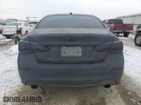 2017 Infiniti M37 with VIN JN1BY1AR1HM770588, listed as a Copart auction lot 44752335 with 0 mi miles and Salvage Title. Bid and sale history available at carsss.com. Image 6.