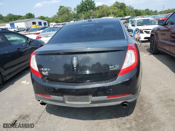 2013 Lincoln MKS EcoBoost with VIN 1LNHL9FT9DG613906, listed as a Copart auction lot 74219844 with 179,950 mi miles and Salvage Title. Bid and sale history available at carsss.com. Image 6.