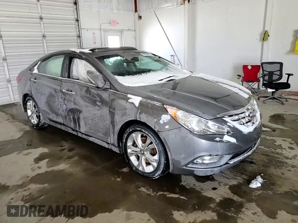 2013 Hyundai Sonata Limited with VIN 5NPEC4AC4DH617813, listed as a Copart auction lot 46164025 with 87,256 mi miles and Salvage Title. Bid and sale history available at DreamBid. Image 11.