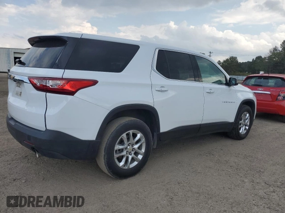 2020 Chevrolet Traverse LS with VIN 1GNERFKW2LJ276170, listed as a Copart auction lot 72087614 with 162,494 mi miles and Salvage Title. Bid and sale history available at carsss.com. Image 3.