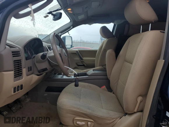 2011 Nissan Titan SL with VIN 1N6AA0EC3BN319271, listed as a Copart auction lot 46430375 with 166,762 mi miles and Salvage Title. Bid and sale history available at carsss.com. Image 7.