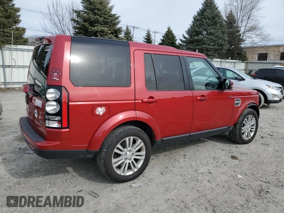 2014 Land Rover LR4 Lux with VIN SALAK2V62EA724922, listed as a Copart auction lot 47974795 with 74,513 mi miles and Salvage title. Bid and sale history available at DreamBid. Image 3.