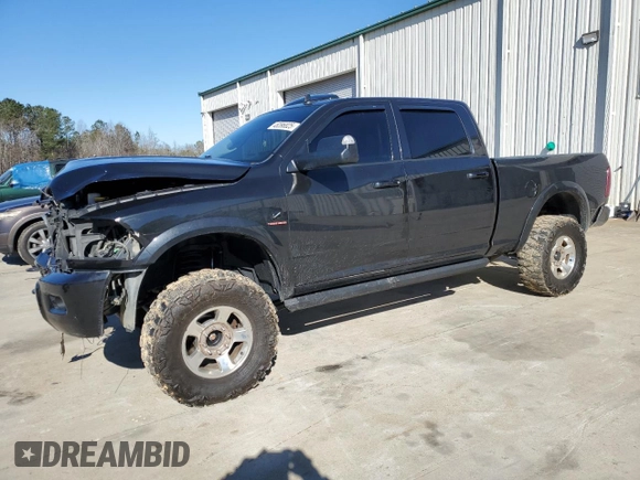 2017 Ram 2500 Laramie with VIN 3C6UR5FL8HG756714, listed as a Copart auction lot 46396825 with 127,096 mi miles and Salvage Title. Bid and sale history available at carsss.com. Image 1.