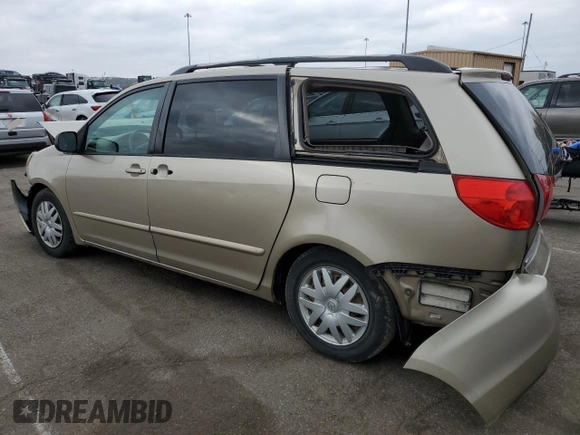 2007 Toyota Sienna CE with VIN 5TDZK23C77S026167, listed as a Copart auction lot 53022725 with 237,966 mi miles and Salvage Title. Bid and sale history available at DreamBid. Image 2.