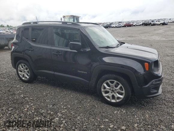 2018 Jeep Renegade Latitude z VIN ZACCJABB0JPH49634, wystawiony jako Copart lot #56703905 z przebiegiem 99 309 mil mil oraz Szkoda całkowita • Salvage title. Historia ofert i sprzedaży dostępna na DreamBid. Obrazek 4.