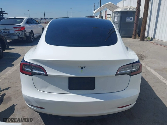 2023 Tesla Model 3 with VIN 5YJ3E1EA6PF405491, listed as a IAAI auction lot 41851797 with 47,581 mi miles. Bid and sale history available at carsss.com. Image 17.