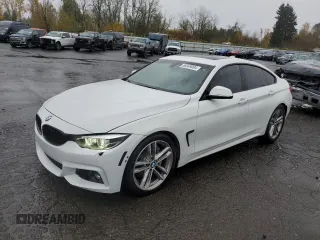 2018 BMW 4 Series 440i with VIN WBA4J5C50JBF07358, listed as a Copart auction lot 80349094 with 98,407 mi miles and Salvage Title. Bid and sale history available at DreamBid. Image 1.