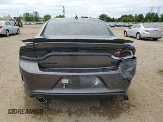 2021 Dodge Charger R/T with VIN 2C3CDXCT6MH682145, listed as a Copart auction lot 57914195 with 49,202 mi miles and Salvage title. Bid and sale history available at DreamBid. Image 6.