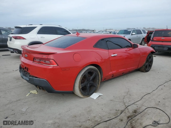 2014 Chevrolet Camaro LT with VIN 2G1FC1E32E9142530, listed as a Copart auction lot 84958734 with 141,151 mi miles and Salvage Title. Bid and sale history available at carsss.com. Image 3.