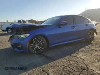2019 BMW 3 Series 330i with VIN WBA5R1C54KAK08210, listed as a Copart auction lot 46740845 with 58,563 mi miles and Salvage Title. Bid and sale history available at carsss.com. Image 1.