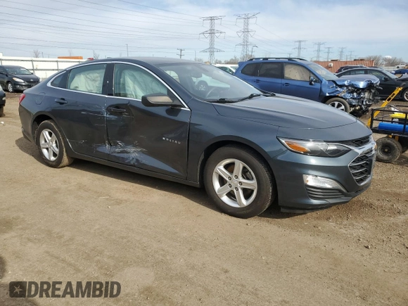 2020 Chevrolet Malibu LS with VIN 1G1ZB5ST0LF139108, listed as a Copart auction lot 50275505 with 76,193 mi miles and Salvage Title. Bid and sale history available at DreamBid. Image 4.