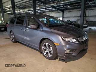 2020 Honda Odyssey Touring with VIN 5FNRL6H89LB015159, listed as a Copart auction lot 85996814 with 65,234 mi miles and Salvage Title. Bid and sale history available at DreamBid. Image 4.