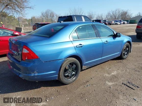 2010 Ford Fusion SE with VIN 3FAHP0HA9AR135092, listed as a IAAI auction lot 41882411 with 195,194 mi miles. Bid and sale history available at carsss.com. Image 4.