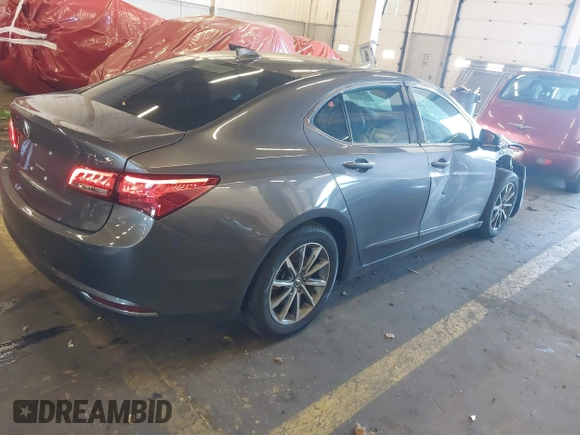 2020 Acura TLX with VIN 19UUB1F37LA006946, listed as a IAAI auction lot 40681393 with 65,754 mi miles. Bid and sale history available at carsss.com. Image 4.