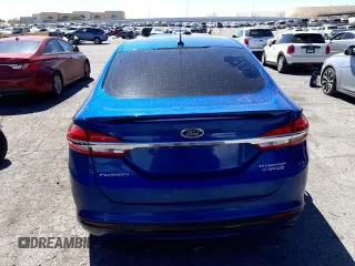 2018 Ford Fusion Hybrid Titanium with VIN 3FA6P0RU1JR181631, listed as a Copart auction lot 46838703 with 110,666 mi miles. Bid and sale history available at carsss.com. Image 6.
