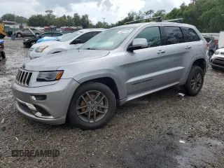 2016 Jeep Grand Cherokee Overland z VIN 1C4RJECG4GC397456, wystawiony jako Copart lot #59214155 z przebiegiem 103 394 mil mil oraz Szkoda całkowita • Salvage title. Historia ofert i sprzedaży dostępna na DreamBid. Obrazek 1.