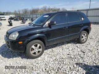 2008 Hyundai Tucson GLS with VIN KM8JM12B98U708325, listed as a Copart auction lot 49285115 with 121,861 mi miles and Salvage Title. Bid and sale history available at carsss.com. Image 1.