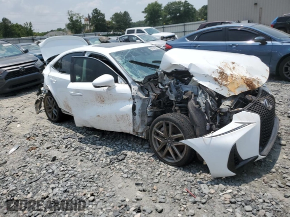 2017 Lexus IS 200t with VIN JTHBA1D25H5052504, listed as a Copart auction lot 59294565 with Not provided miles and Salvage title. Bid and sale history available at DreamBid. Image 4.