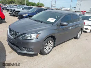 2019 Nissan Sentra S with VIN 3N1AB7AP5KY377048, listed as a IAAI auction lot 42066141 with 158,989 mi miles. Bid and sale history available at carsss.com. Image 2.