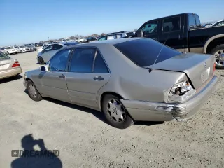 1996 Mercedes-Benz S with VIN WDBGA43E9TA311921, listed as a Copart auction lot 88758965 with 141,035 mi miles and Salvage Title. Bid and sale history available at DreamBid. Image 2.