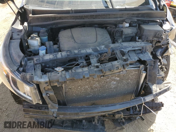 2017 Kia Sedona EX with VIN KNDMC5C16H6291154, listed as a Copart auction lot 52986945 with 107,067 mi miles and Salvage Title. Bid and sale history available at carsss.com. Image 13.