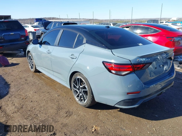 2024 Nissan Sentra SR with VIN 3N1AB8DV6RY207470, listed as a IAAI auction lot 41486139 with 13,835 mi miles and . Bid and sale history available at DreamBid. Image 3.