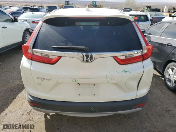 2018 Honda CR-V EX-L with VIN 2HKRW1H89JH509661, listed as a Copart auction lot 47668895 with 76,005 mi miles and Salvage Title. Bid and sale history available at carsss.com. Image 6.