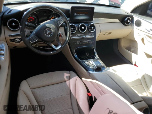 2018 Mercedes-Benz C 350e with VIN 55SWF4HBXJU235738, listed as a Copart auction lot 60410875 with 84,142 mi miles and Clean title. Bid and sale history available at DreamBid. Image 8.